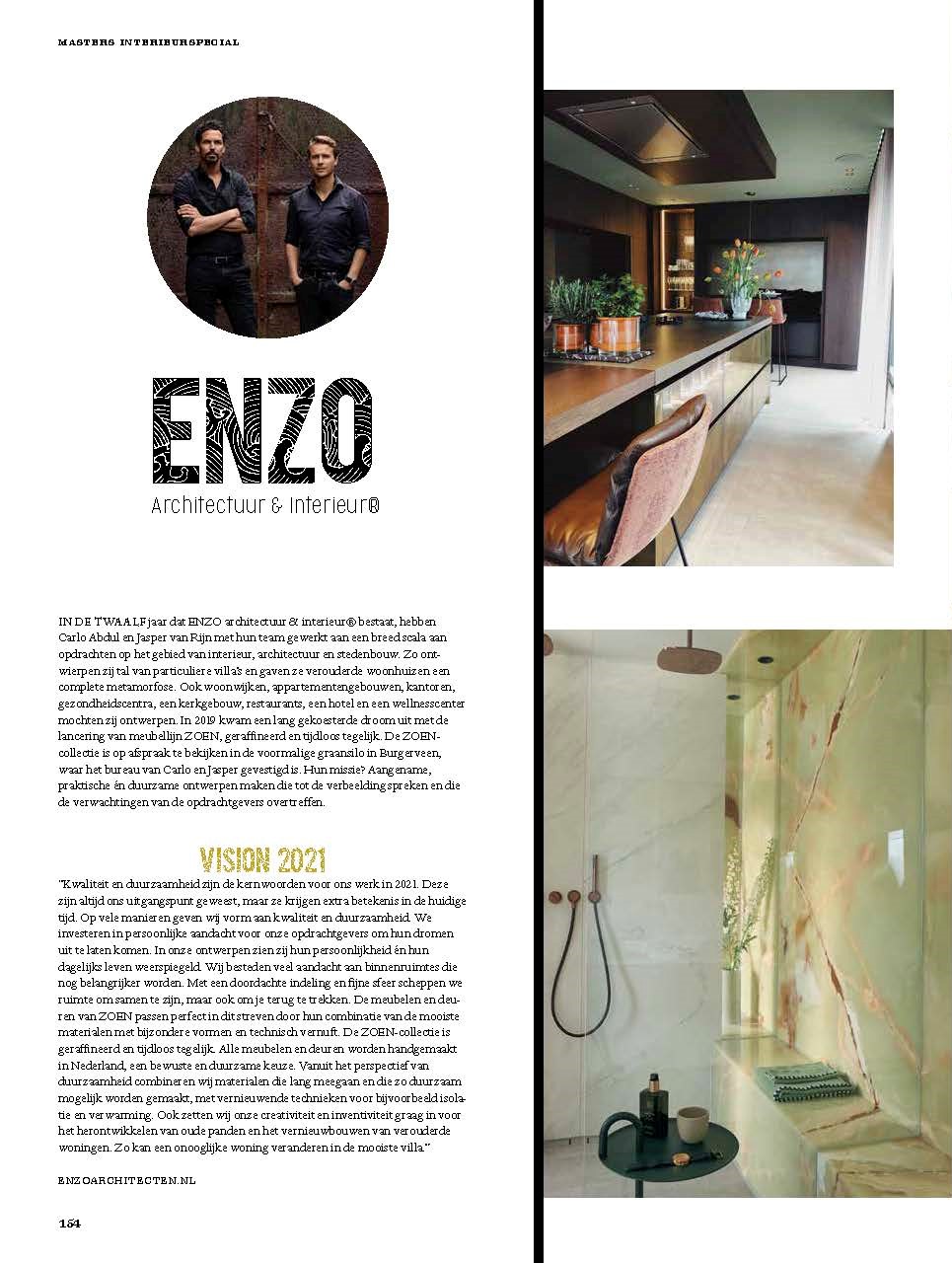 ENZO architectuur N interieur - Haarlemmermeer - Silo - Burgerveen - publicatie - MASTERS Company 300 - architectenspecial